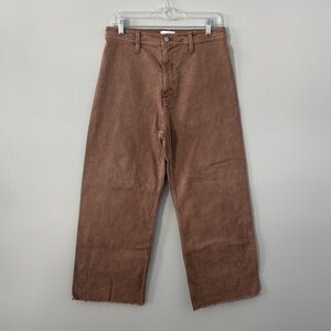 Pistola Women's Penny Crop Wide Leg Size 30 Jeans Color is Cashew New with Tags